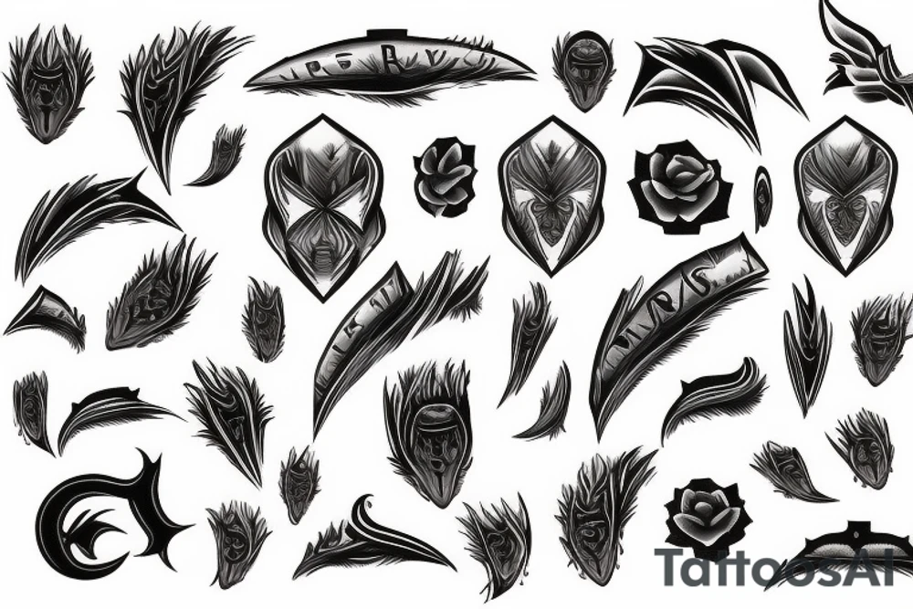 RiverHawk tattoo idea