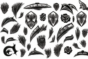 RiverHawk tattoo idea