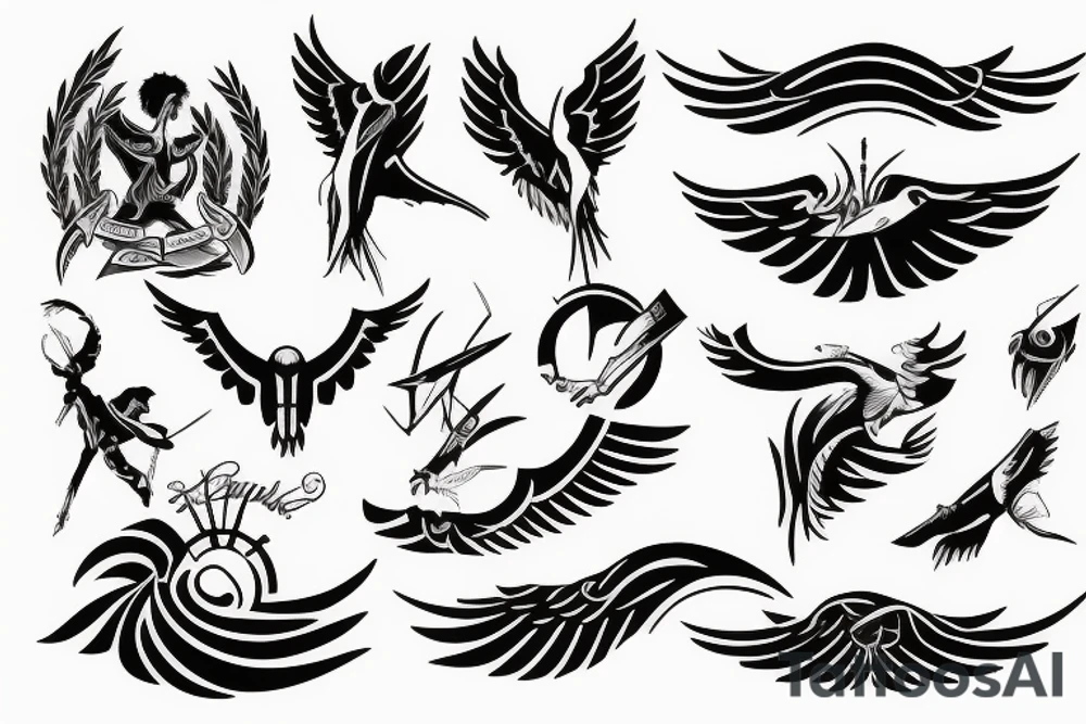 RiverHawk tattoo idea