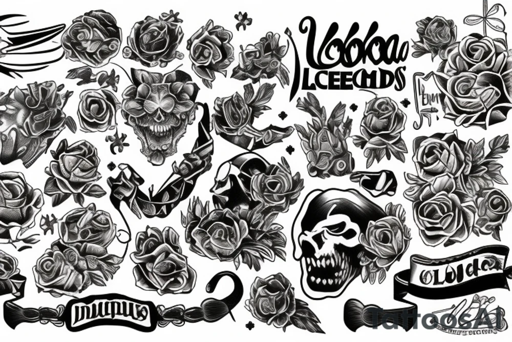 lobo al acecho tattoo idea