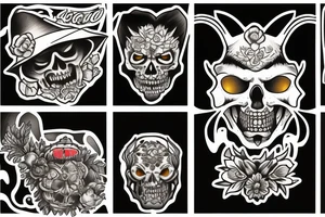 lobo al acecho tattoo idea