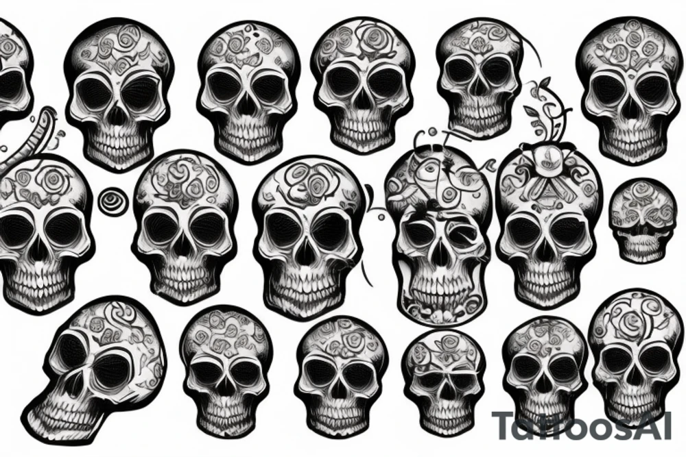 skull tattoo idea