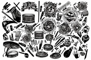 Drumming forearm tatoo tattoo idea