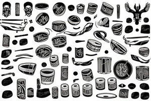 Drums tattoo idea
