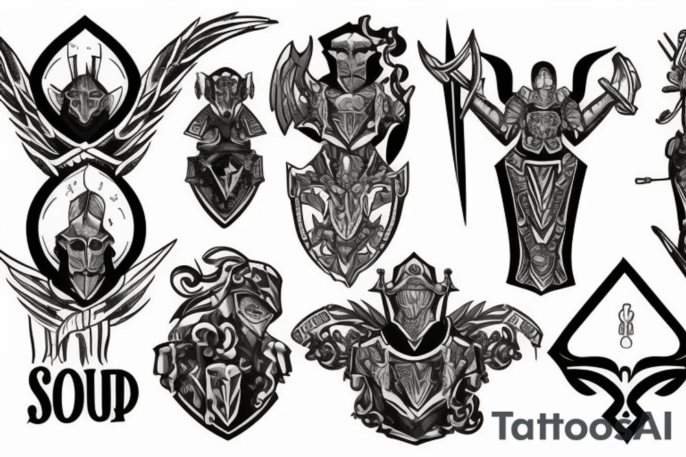 The armor of God tattoo idea