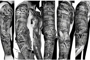 The armor of God with verse tattoo idea