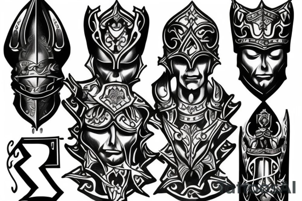 The armor of God with verse tattoo idea