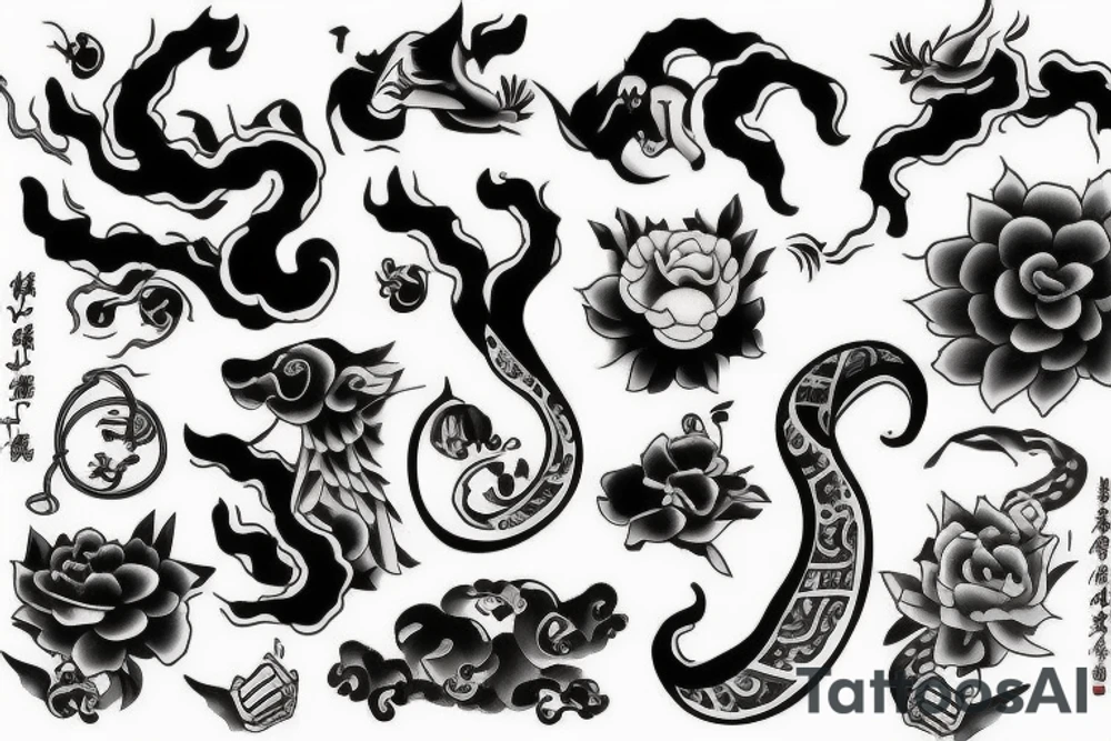 lucrative Chinese tattoo idea