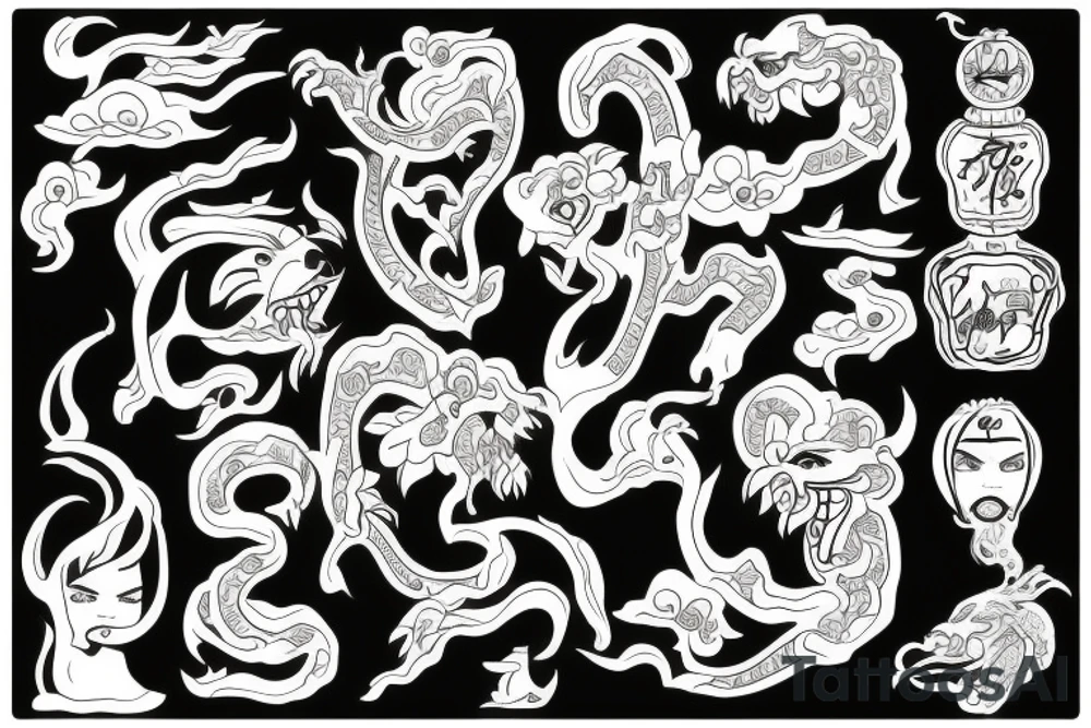 lucrative Chinese tattoo idea