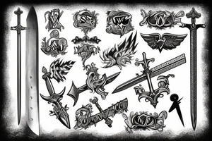 Sword of Justice tattoo idea