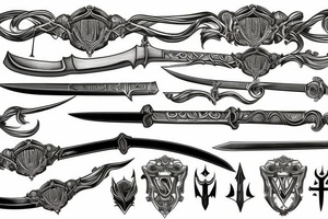 Sword of Justice tattoo idea