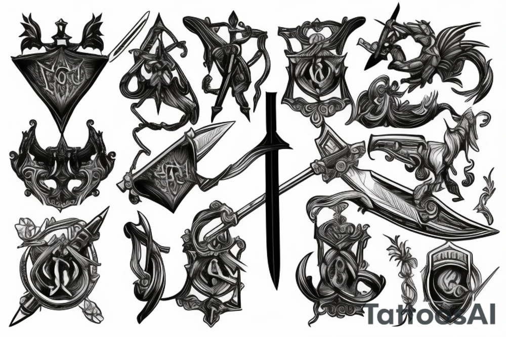 Sword of Justice tattoo idea