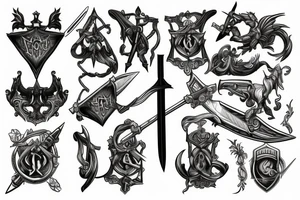 Sword of Justice tattoo idea