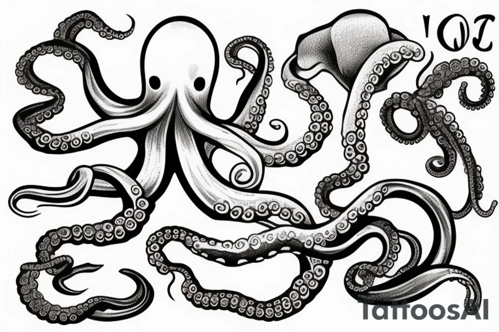 Octopus tattoo idea