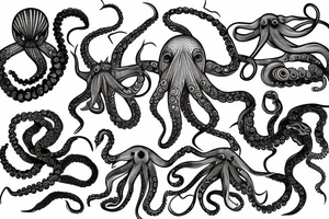 Octopus tattoo idea