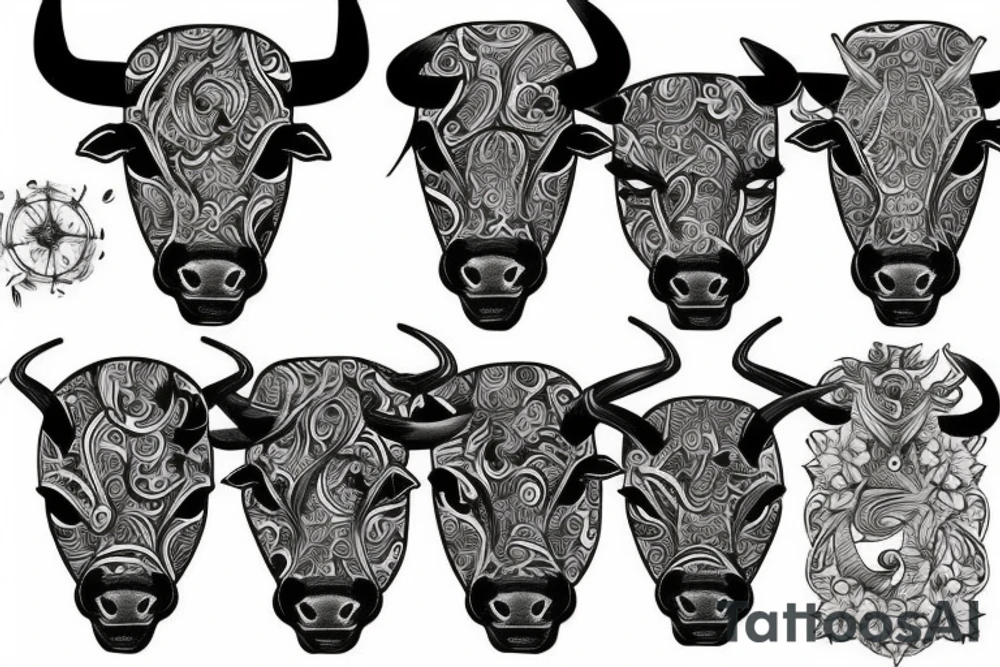 Bull tattoo idea