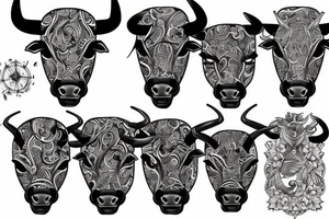 Bull tattoo idea