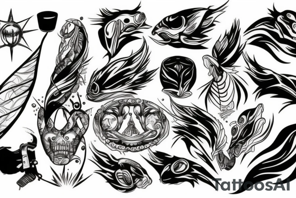 Lake tattoo idea