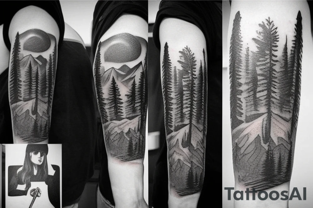 Mountain tattoo idea
