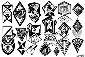 Pentagon tattoo idea