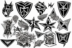 Pentagon tattoo idea