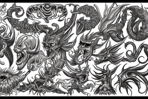 Triton staff tattoo idea