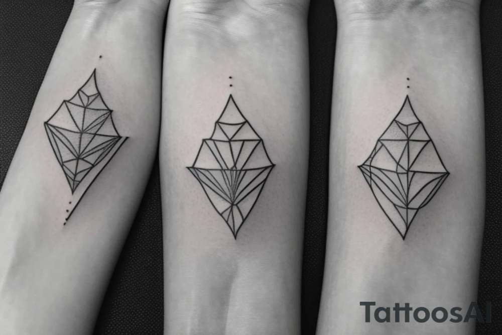 Matching tattoos for two sisters. Both sisters are taurus. Older sister was born in May 1984. Younger sister was born in April 1987. Minimalist design that is feminine tattoo idea