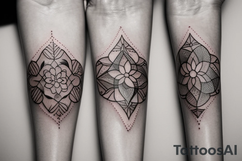 Matching tattoos for two sisters. Both sisters are taurus. Older sister was born in May 1984. Younger sister was born in April 1987. Minimalist design that is feminine. One to two inches in size. Line work tattoo tattoo idea