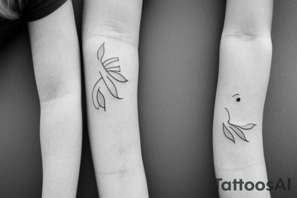 Two sisters hugging. Single line. Minimalist. Simple. Dainty. tattoo idea Two sisters hugging. Single line. Minimalist. Simple. Dainty. tattoo idea