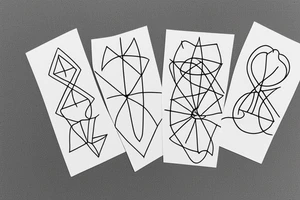 Sisters. Single line. Minimalist. Simple. Dainty. 1 inch. tattoo idea