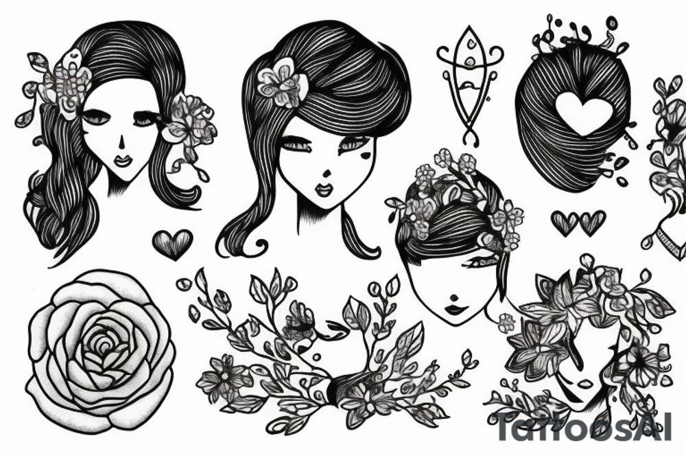 Sisters. Simple. Dainty. 1 inch. tattoo idea