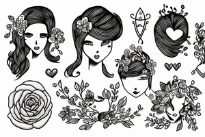 Sisters. Simple. Dainty. 1 inch. tattoo idea