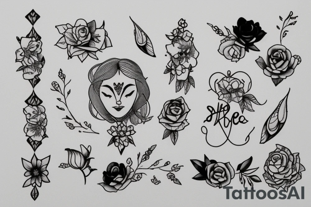 Sisters. Simple. Dainty. 1 inch. tattoo idea