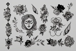 Sisters. Simple. Dainty. 1 inch. tattoo idea