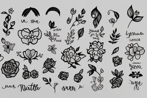 Sisters. Simple. Dainty. 1 inch. tattoo idea