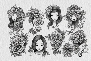 Sisters. Simple. Dainty. 1 inch. tattoo idea