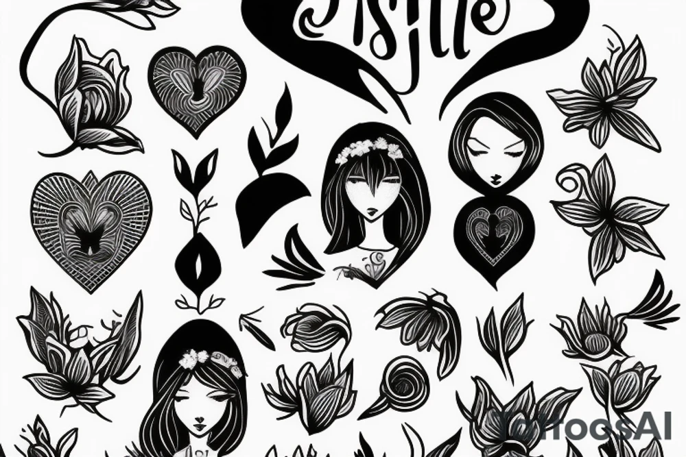 Sisters. Simple. Dainty. 1 inch. tattoo idea