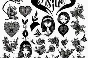 Sisters. Simple. Dainty. 1 inch. tattoo idea