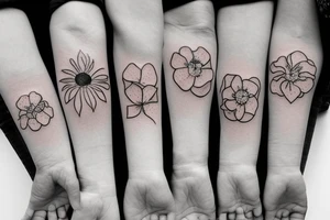 Sisters. Simple. Dainty. Small. tattoo idea