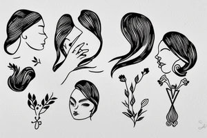 Sisters. Simple. Dainty. Small. tattoo idea
