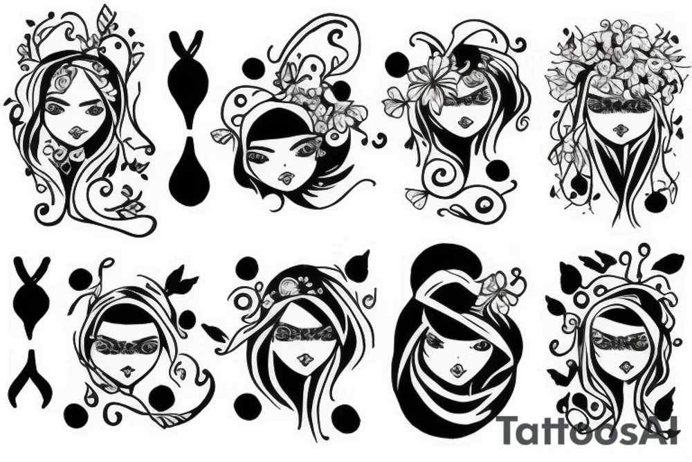 2 Sisters. Simple. Dainty. Small. tattoo idea