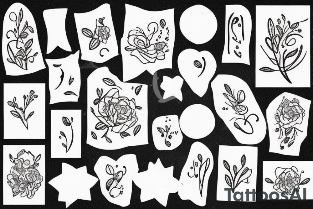 2 Sisters. Simple. Dainty. Small. tattoo idea