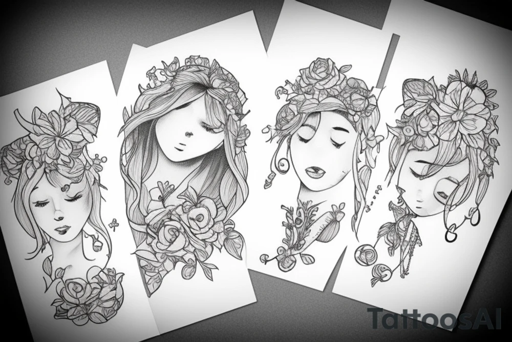 2 Sisters. Simple. Dainty. Small. tattoo idea
