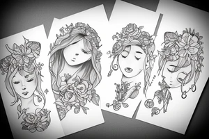 2 Sisters. Simple. Dainty. Small. tattoo idea