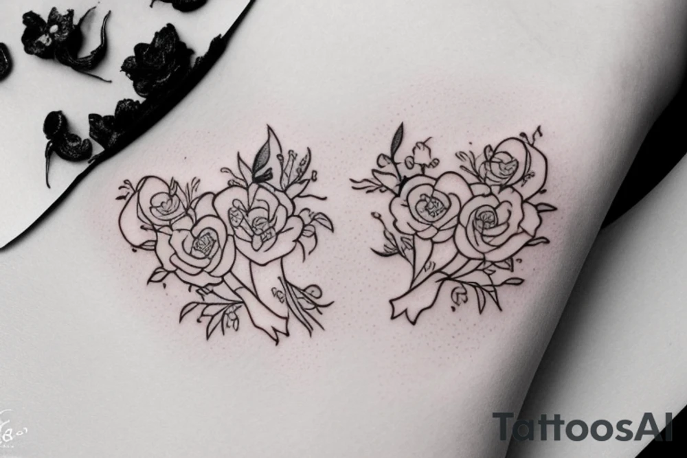 2 Sisters hugging. Simple. Dainty. Small. tattoo idea