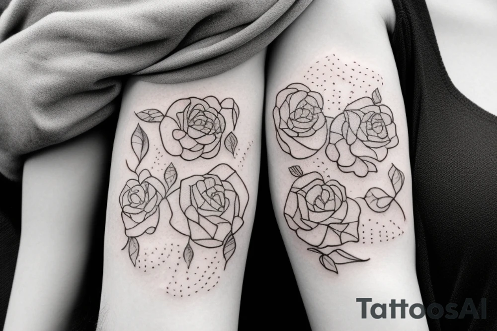 2 Sisters hugging. Simple. Dainty. Small. tattoo idea