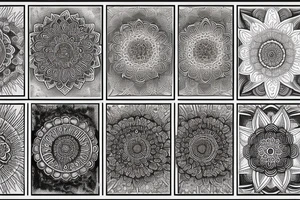 Genisha mandala tattoo idea