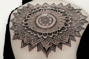 Genisha mandala tattoo idea