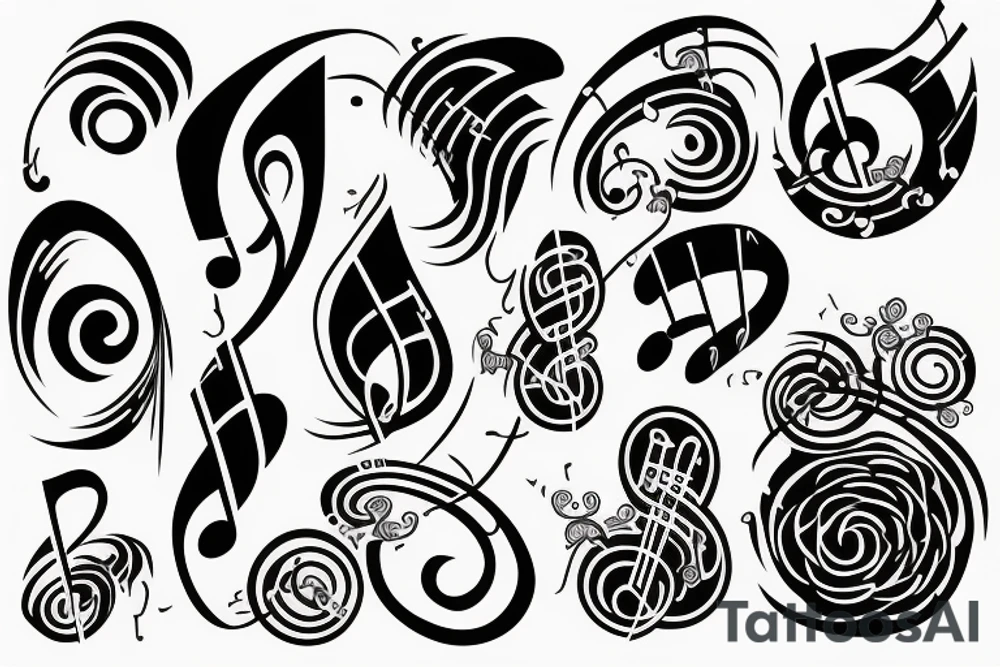 Music soul tattoo idea