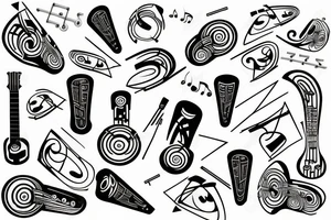 Music soul tattoo idea